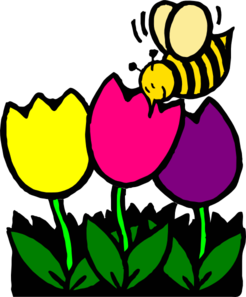 Bee And Flower Clipart.