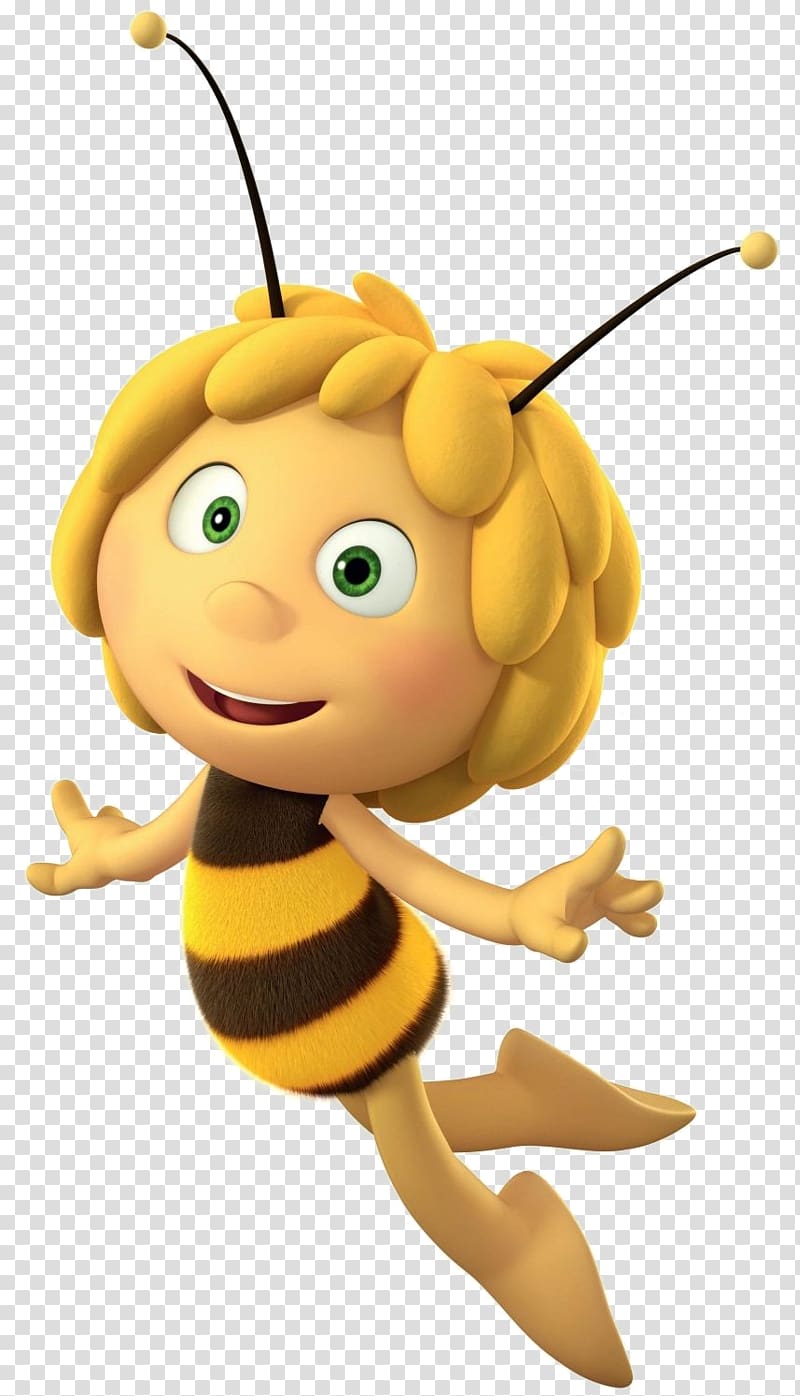 Maya the Bee Movie Flip Film, bee transparent background PNG.