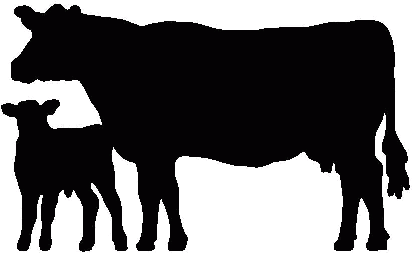 Download Cow with calf clipart 20 free Cliparts | Download images ...
