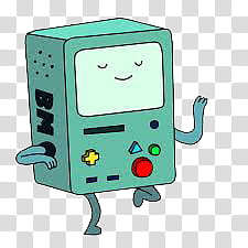 Adventure Time BMO transparent background PNG clipart.