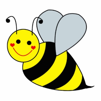 Bumble bees clip art.