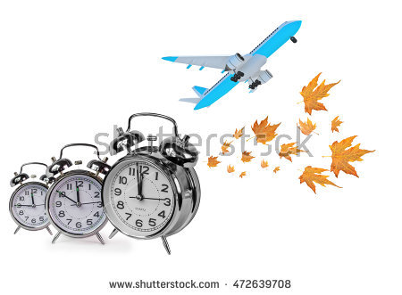 Autumn, Time For Travel, Airplane Clocks, Time Just Before.