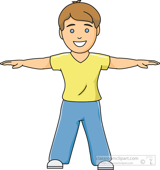 Clip Art for Beginners Stretching Exercises.