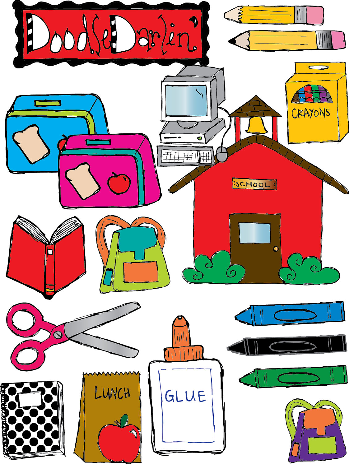 First Day Of School Clipart.