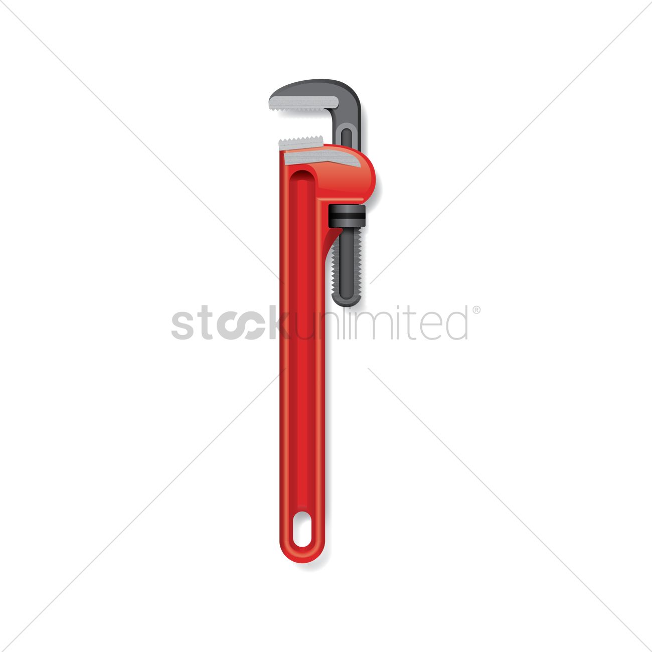 Pipe wrench Vector Image.
