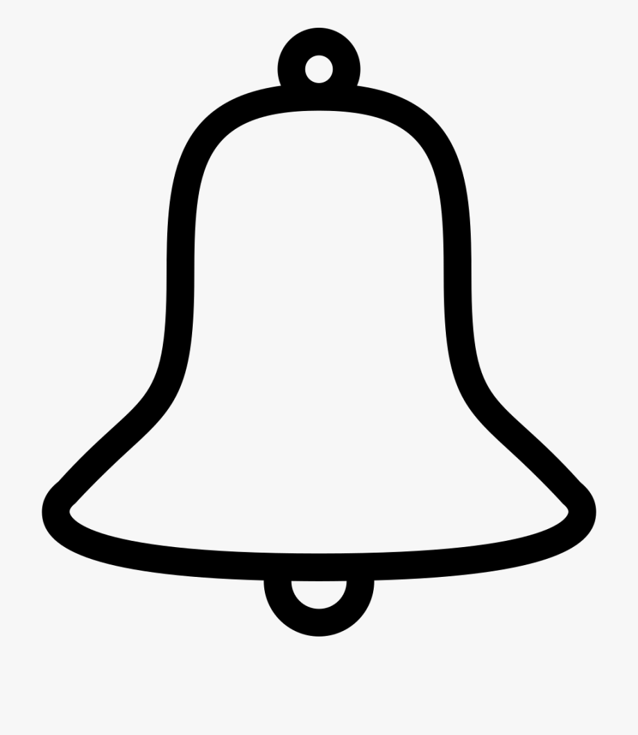 Bell Clipart Black And White Png.
