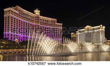 Picture of Water Show at Bellagio k10742557.