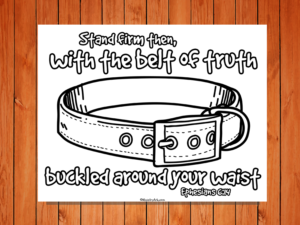 Belt of Truth' Printable.