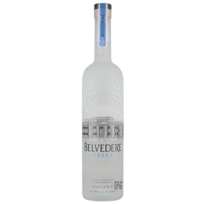 Belvedere Vodka Bottle transparent PNG.