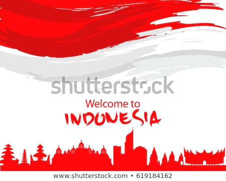 Flag Indonesia Free Vector Art.
