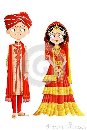 Indian Wedding Couple.