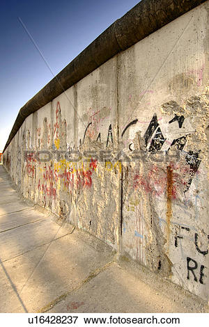 Picture of Germany, Berlin, East Side Gallery. The Berlin Wall.