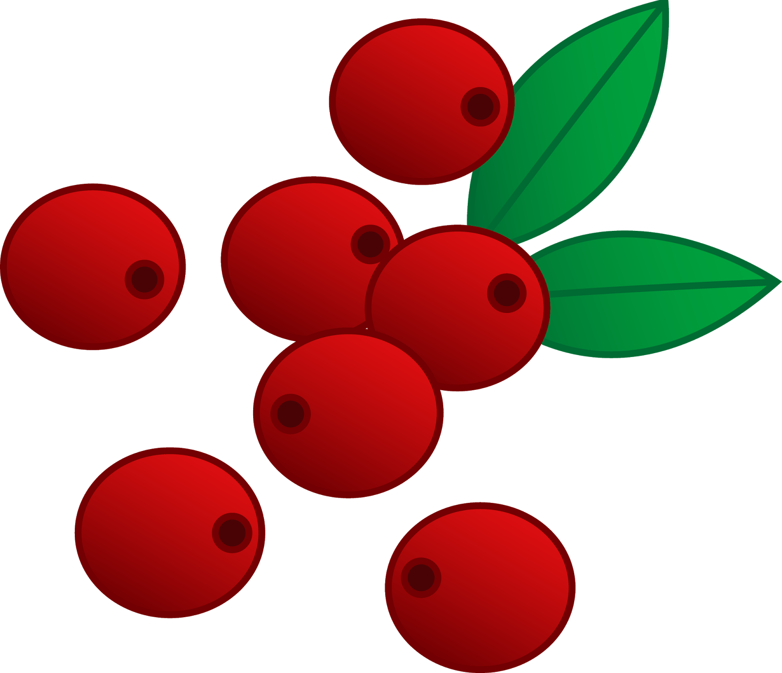 Red berry clipart.
