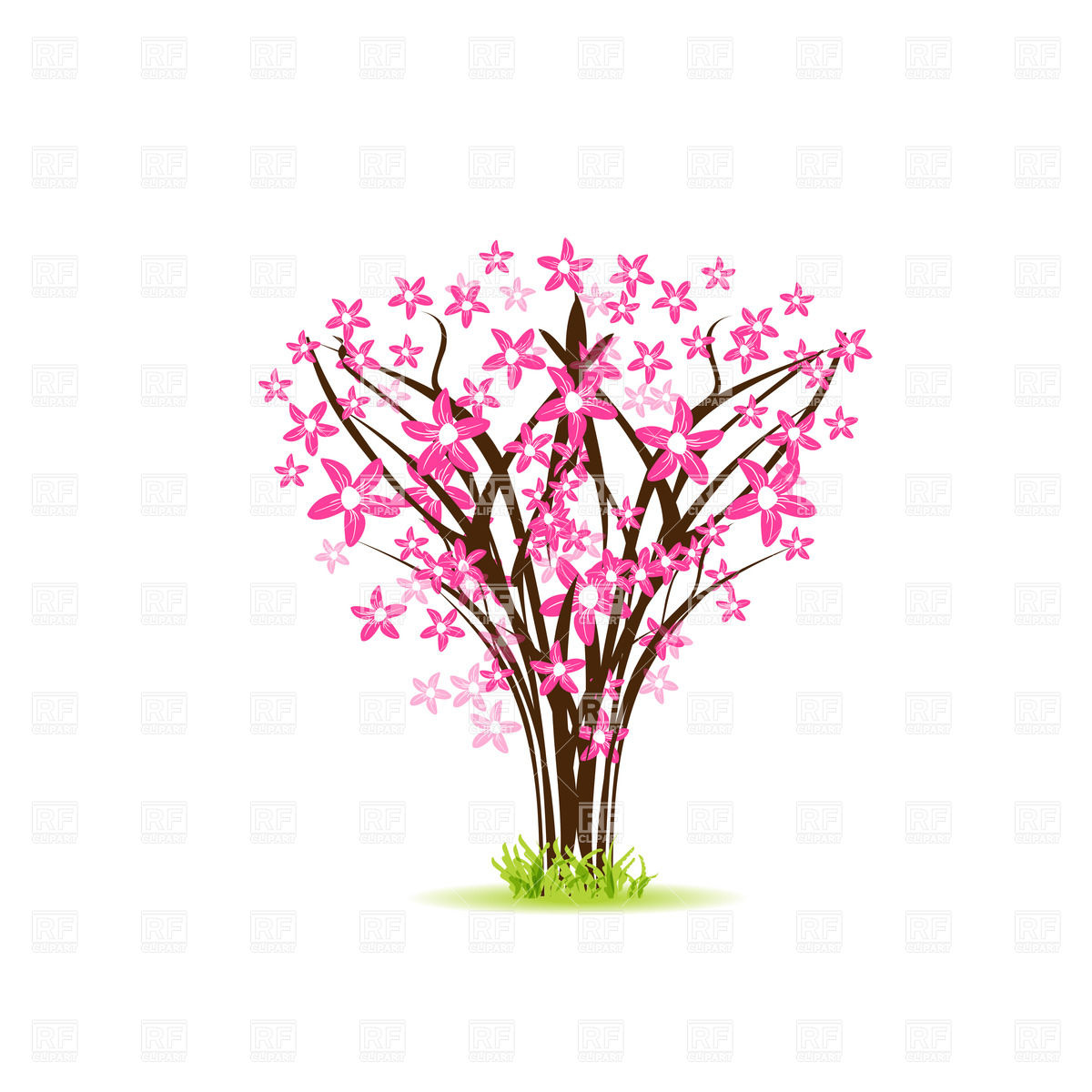 Spring flowers shrub clipart 20 free Cliparts | Download images on