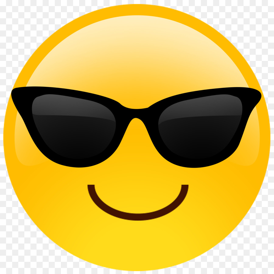 Sunglasses Emoji clipart.