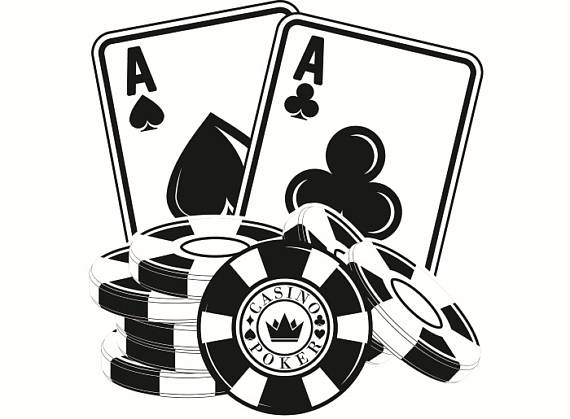 454 Poker free clipart.