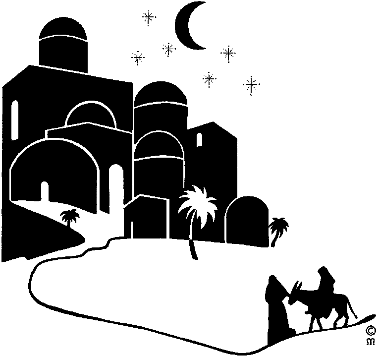Bethlehem clip art christmas.