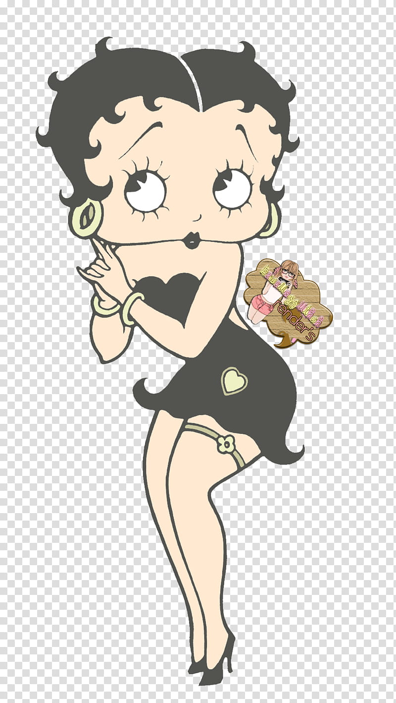 Betty boop transparent background PNG clipart.