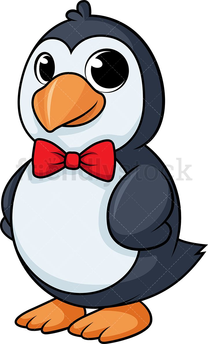 Classy Penguin With Bow Tie.