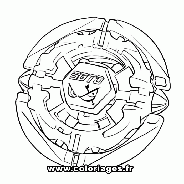 Beyblade Coloring Page.