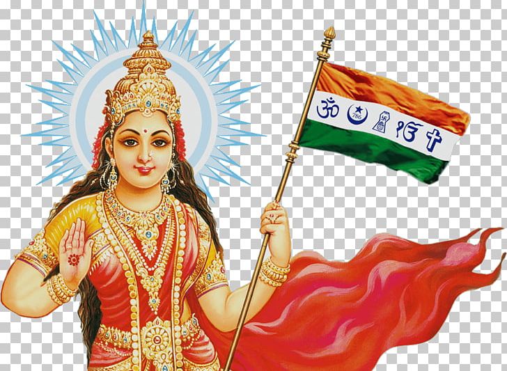 Mother India Bharat Mata Indian Independence Movement PNG.