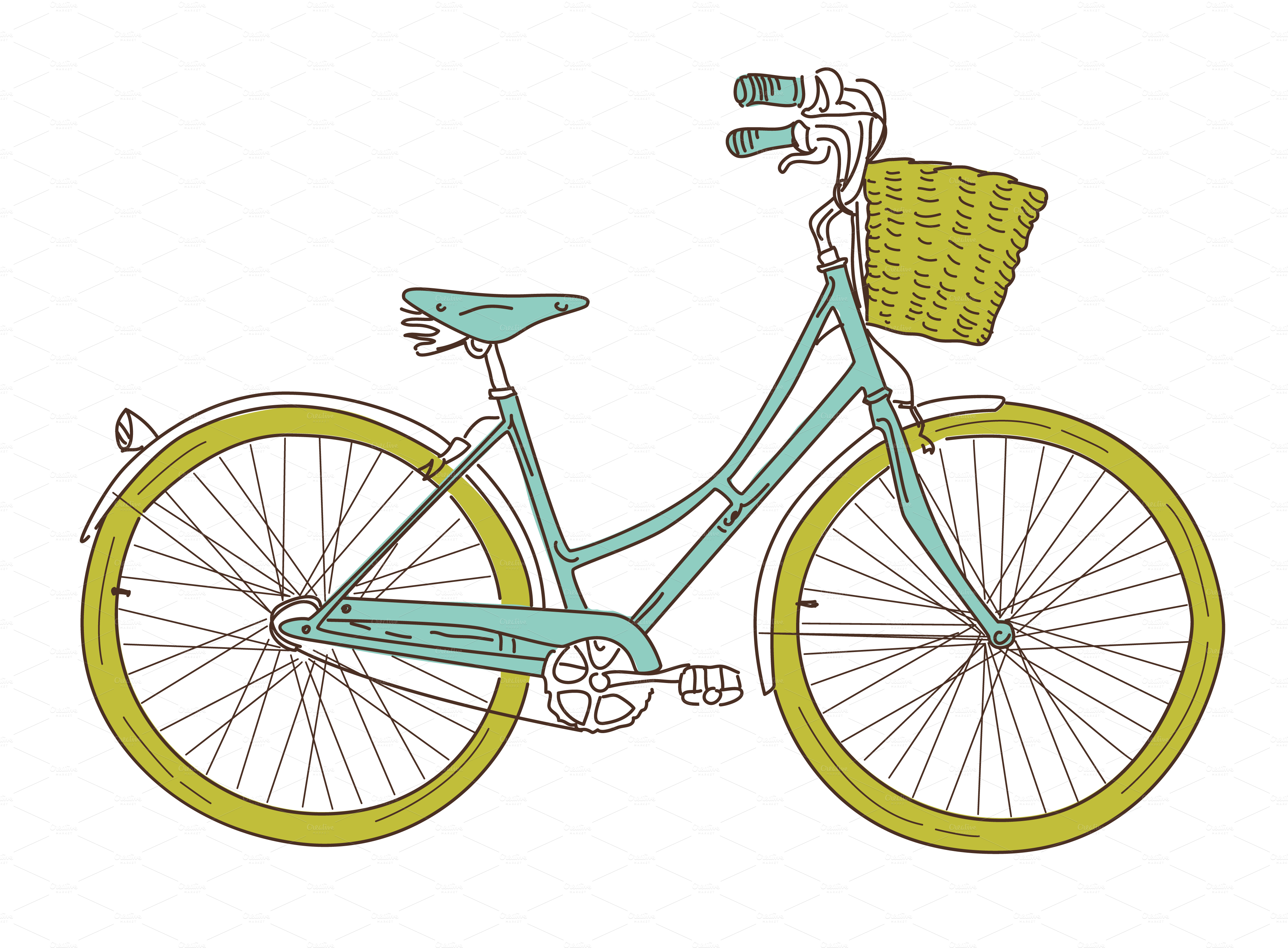 Cute Antique Bicycle Clipart 20 Free Cliparts Download Images On 