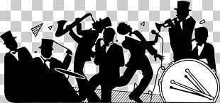 134 Big band PNG cliparts for free download.