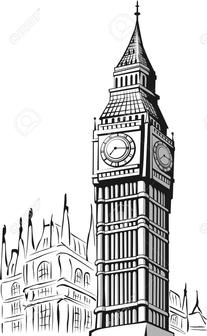 348 Big Ben free clipart.