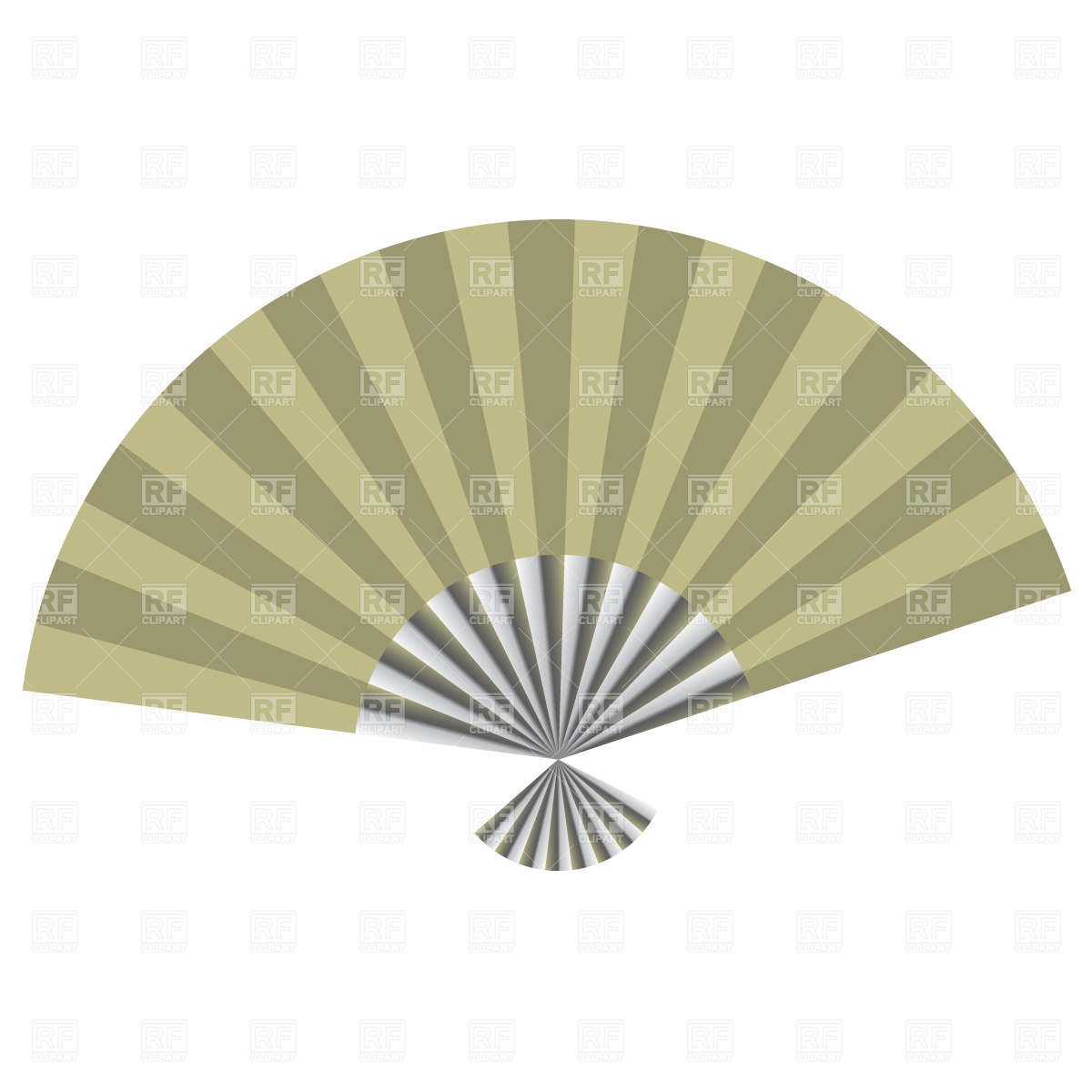 Hand fan clipart.