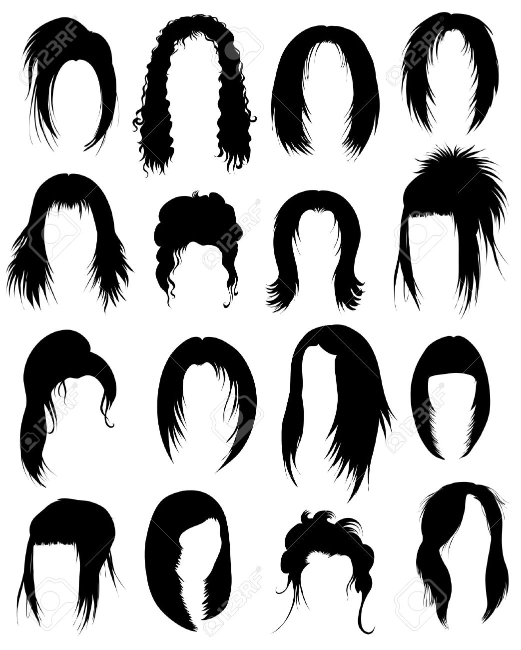 big hair by chey clipart 10 free Cliparts | Download images on ...