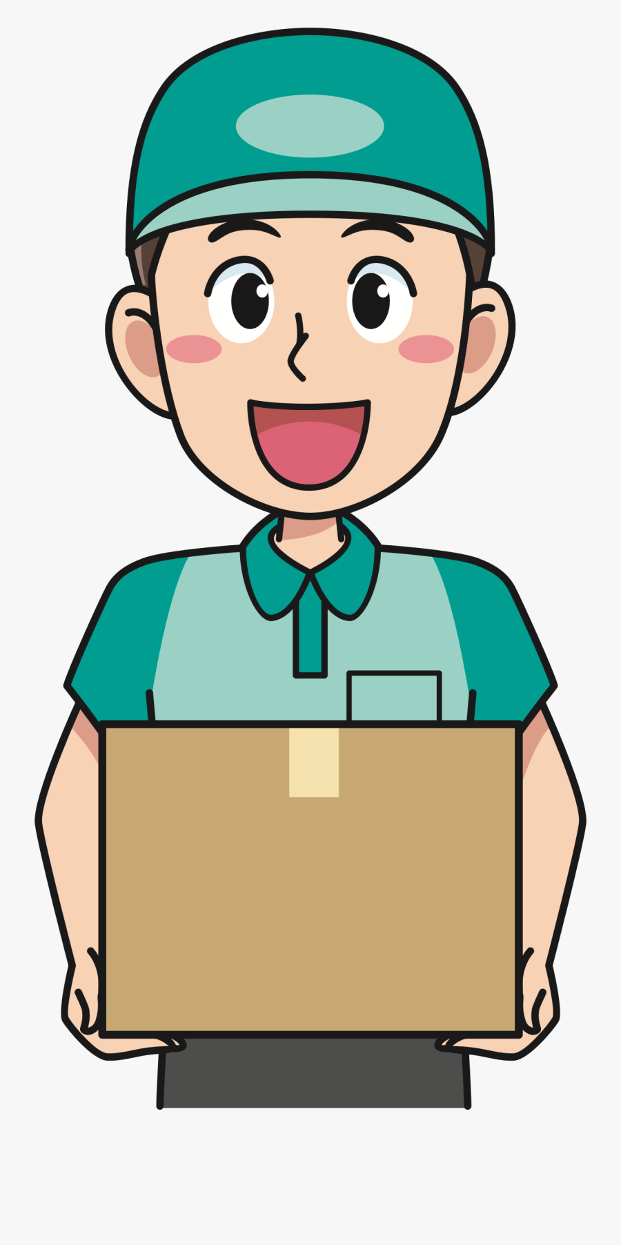 Clip Art Deliveryman Big Image Png.