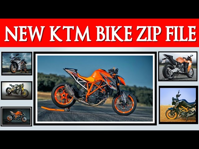 KTM Bike PNG Download for Photoshop.