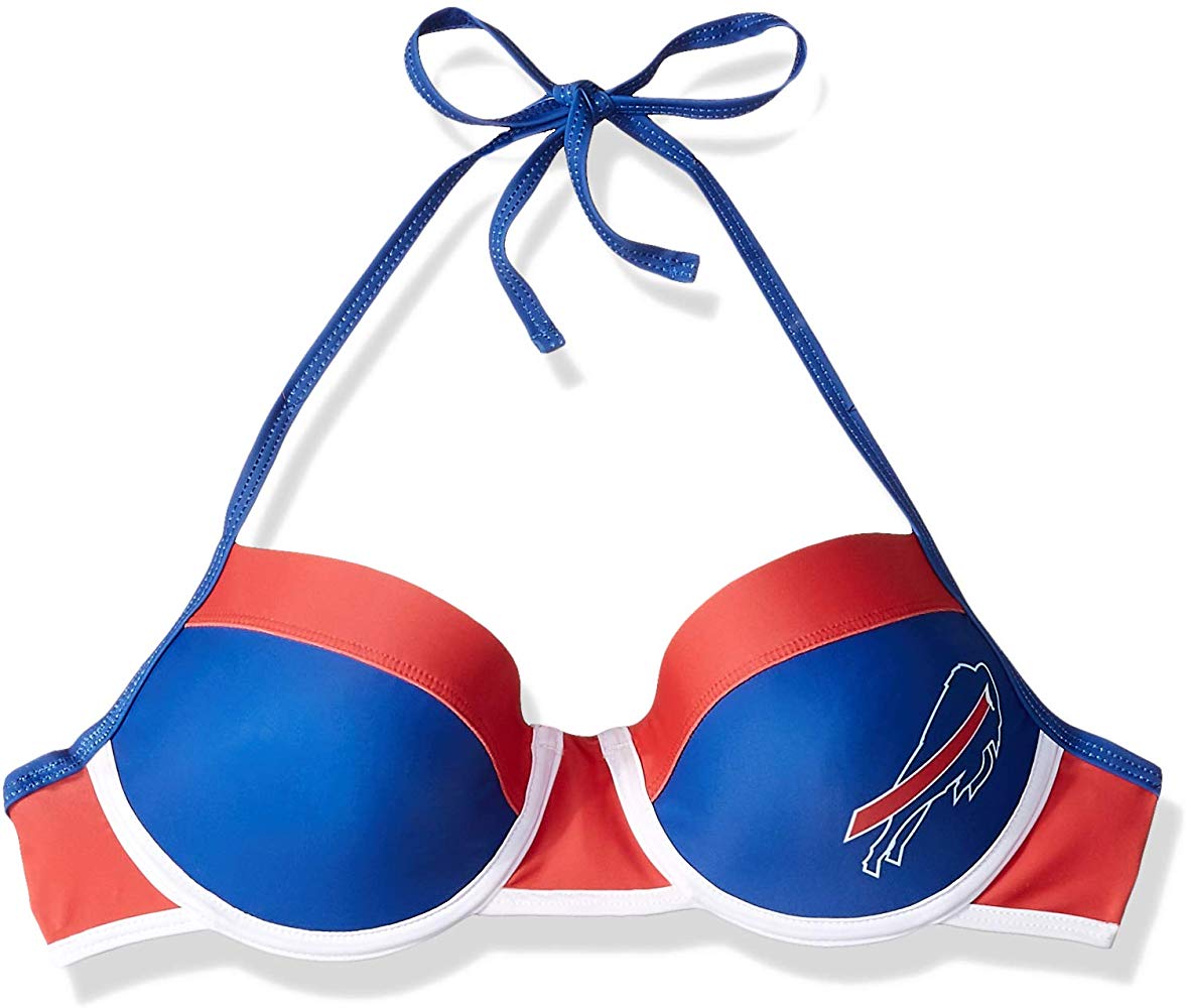 NFL Buffalo Bills Womens Team Logo Swim Suit Bikiniteam Logo Swim Suit  Bikini, Top, X.