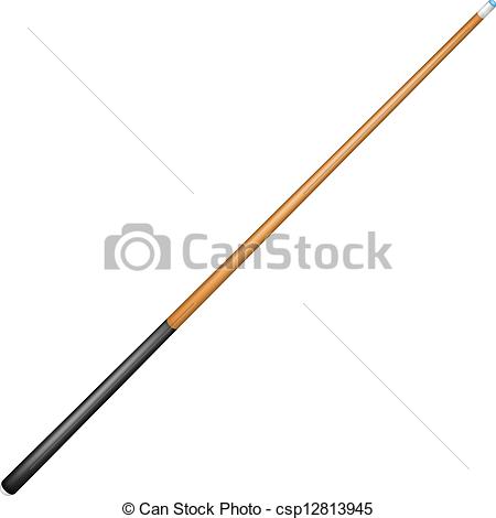 Pool cue clipart.