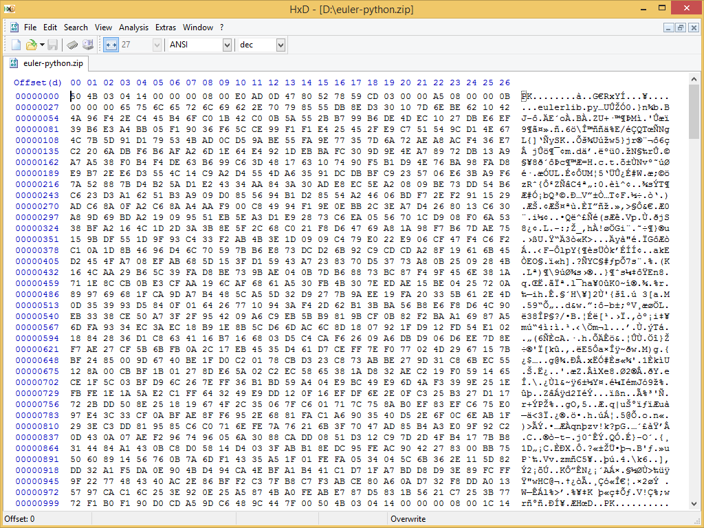 hex editor far manager open file