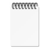 Clipart of Writing pad with spiral binder k6240362.