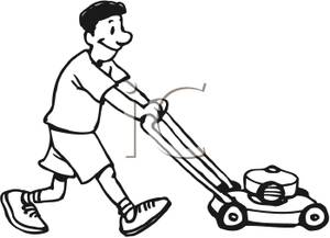 240 Mowing free clipart.