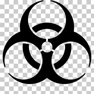 Biological hazard Symbol , Biohazard Symbol, toxic PNG clipart.