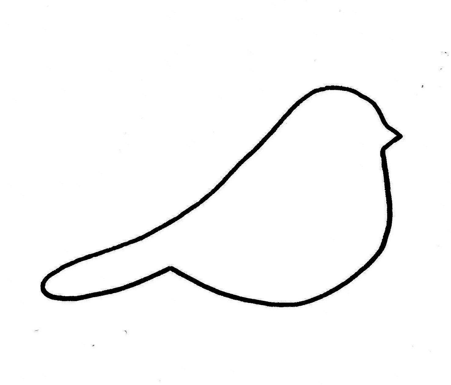 Simple Bird Outline.