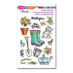 Details about Garden Boots & Sayings CLEAR Unmounted Rubber Stamp Set  STAMPENDOUS SSC1270 New.