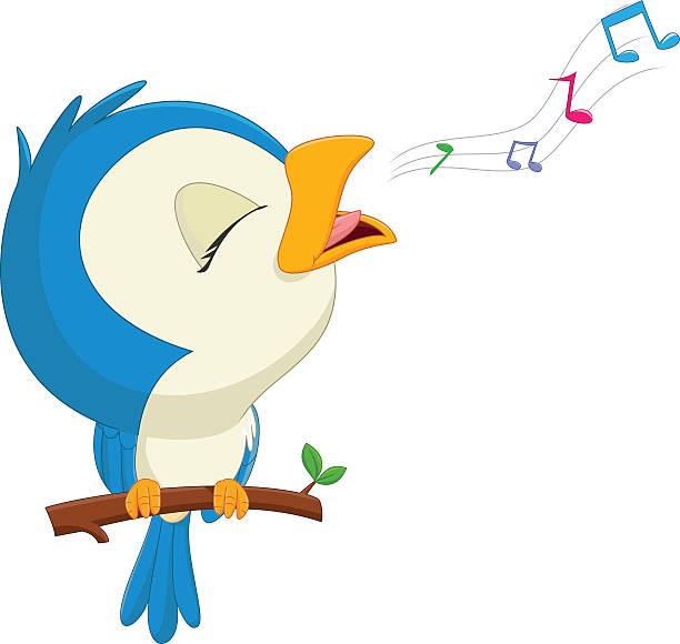 Clipart Bird Singing.