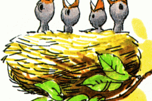 Baby birds in nest clipart » Clipart Station.