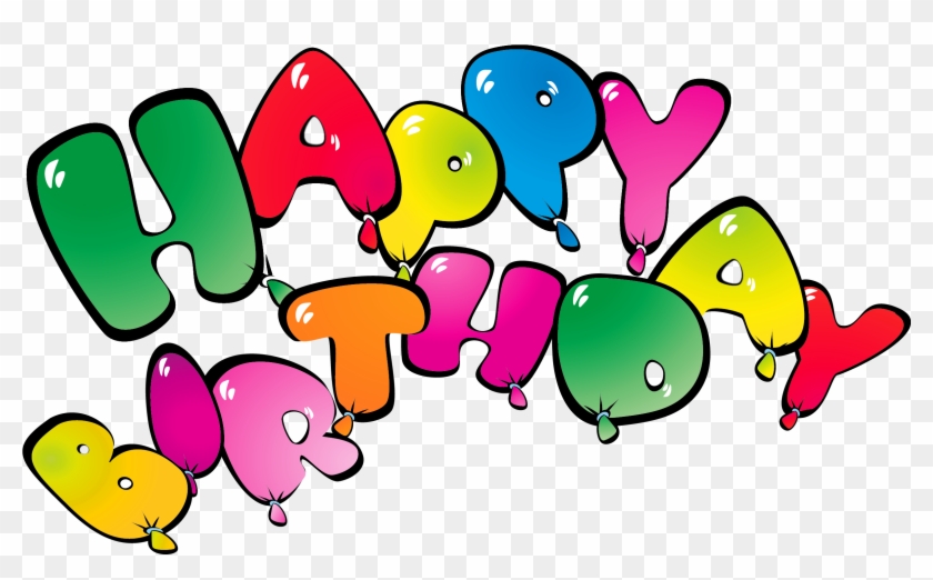 Transparent Happy Birthay Balloons Png Clipart Picture.