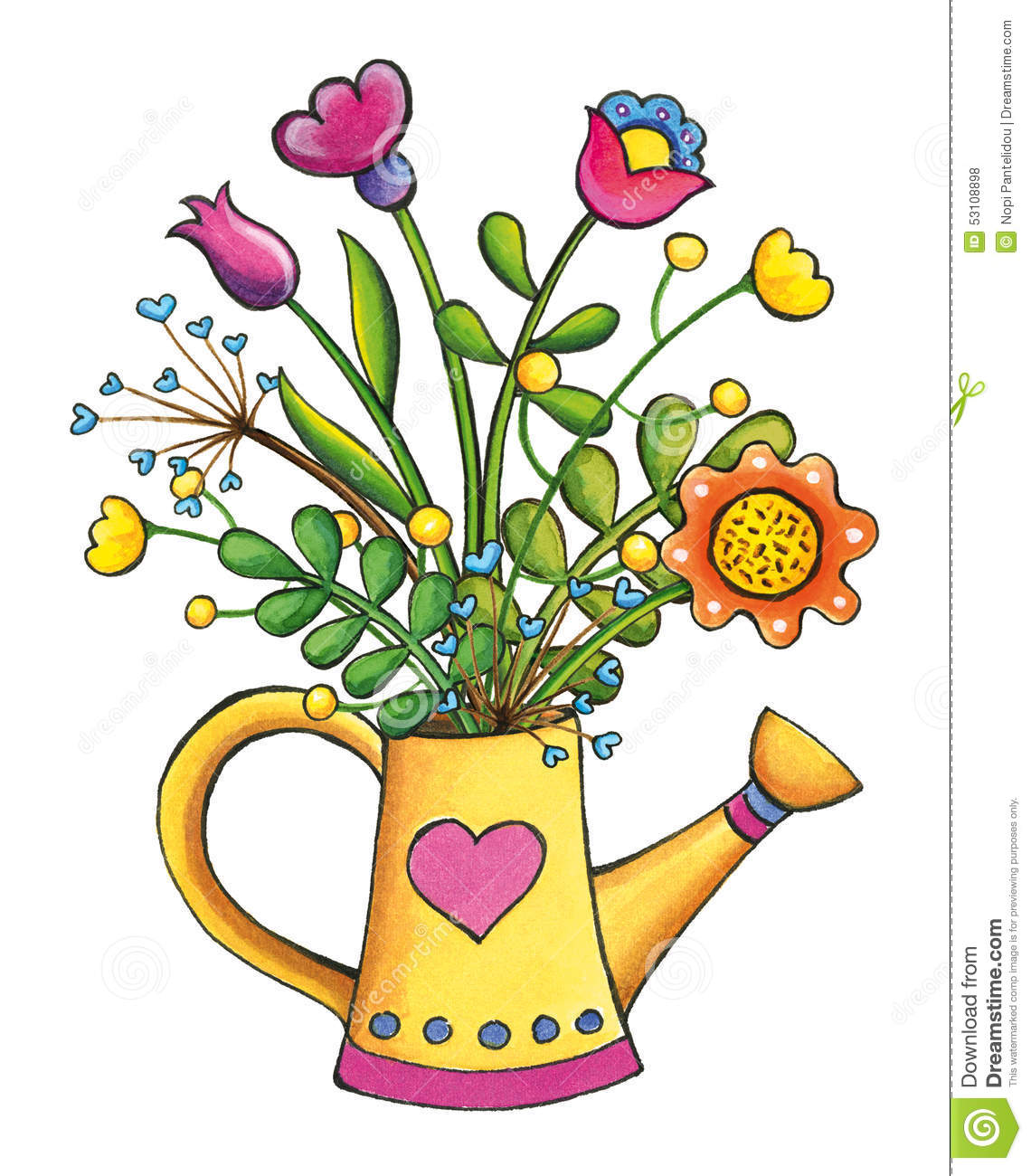 Happy Birthday Bouquet Clip Art