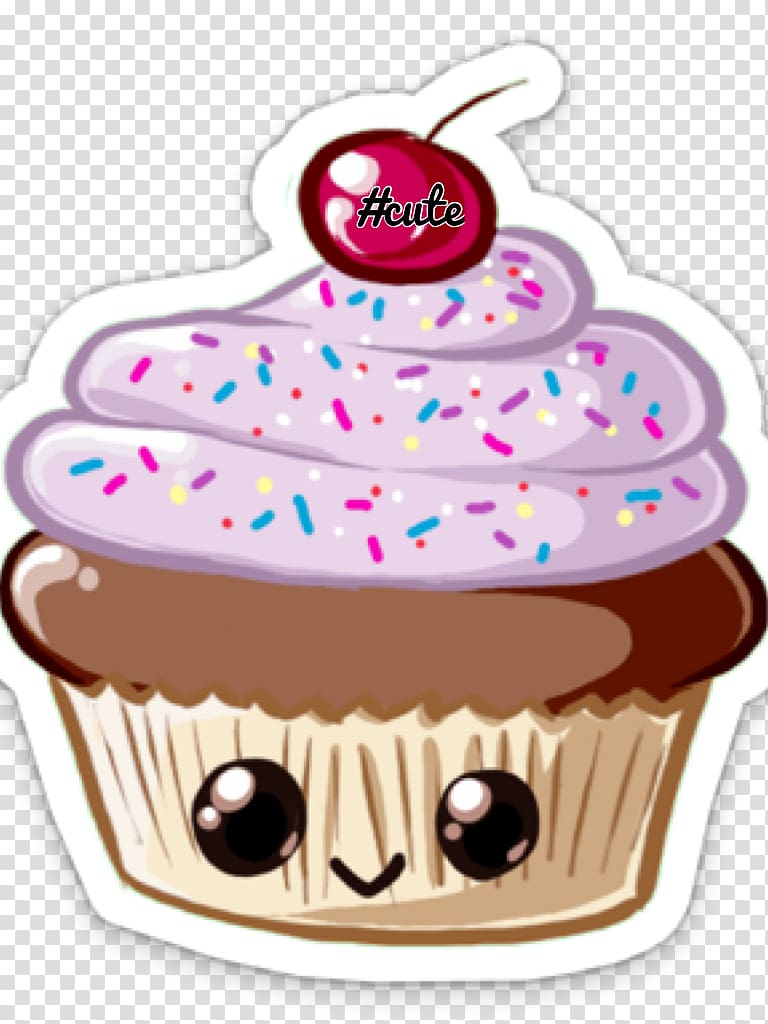 Cupcake Birthday cake Animation Chocolate brownie , Animation.