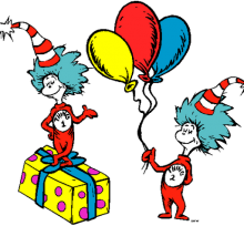 Dr. Seuss\' 113th birthday party!.