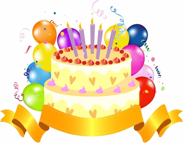 Free Clipart Of Birthday Cake.