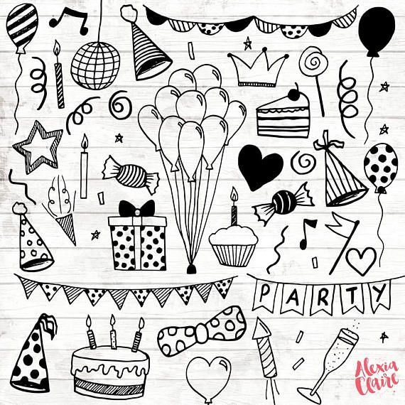 Birthday Party Clipart.