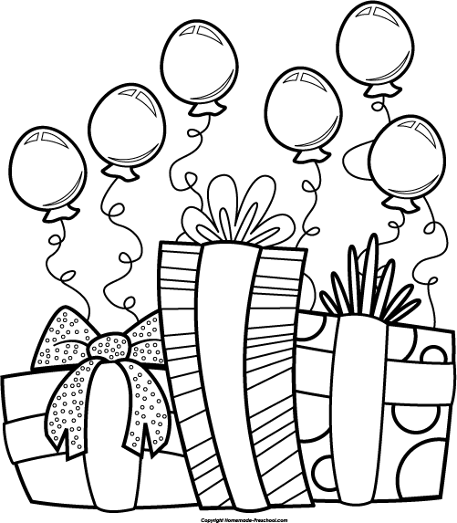 Happy Birthday Clip Art Black And White So Sory Download Free.
