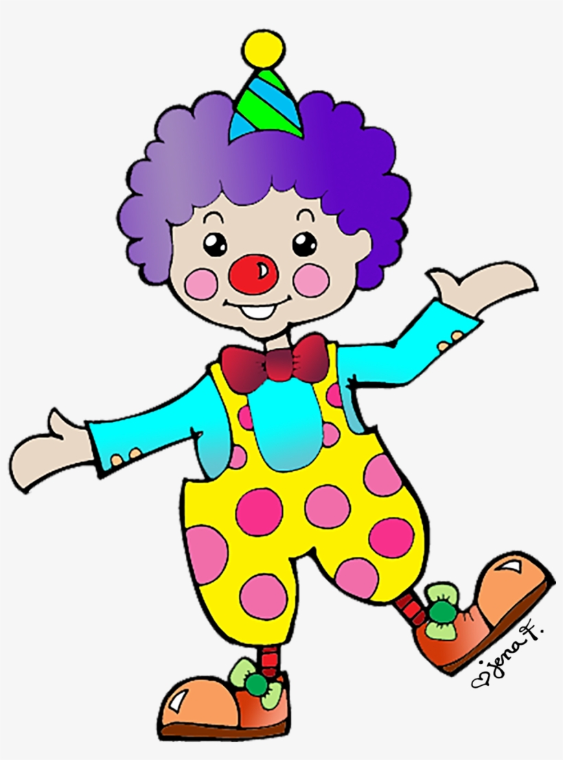 Happy Clown Clipart.